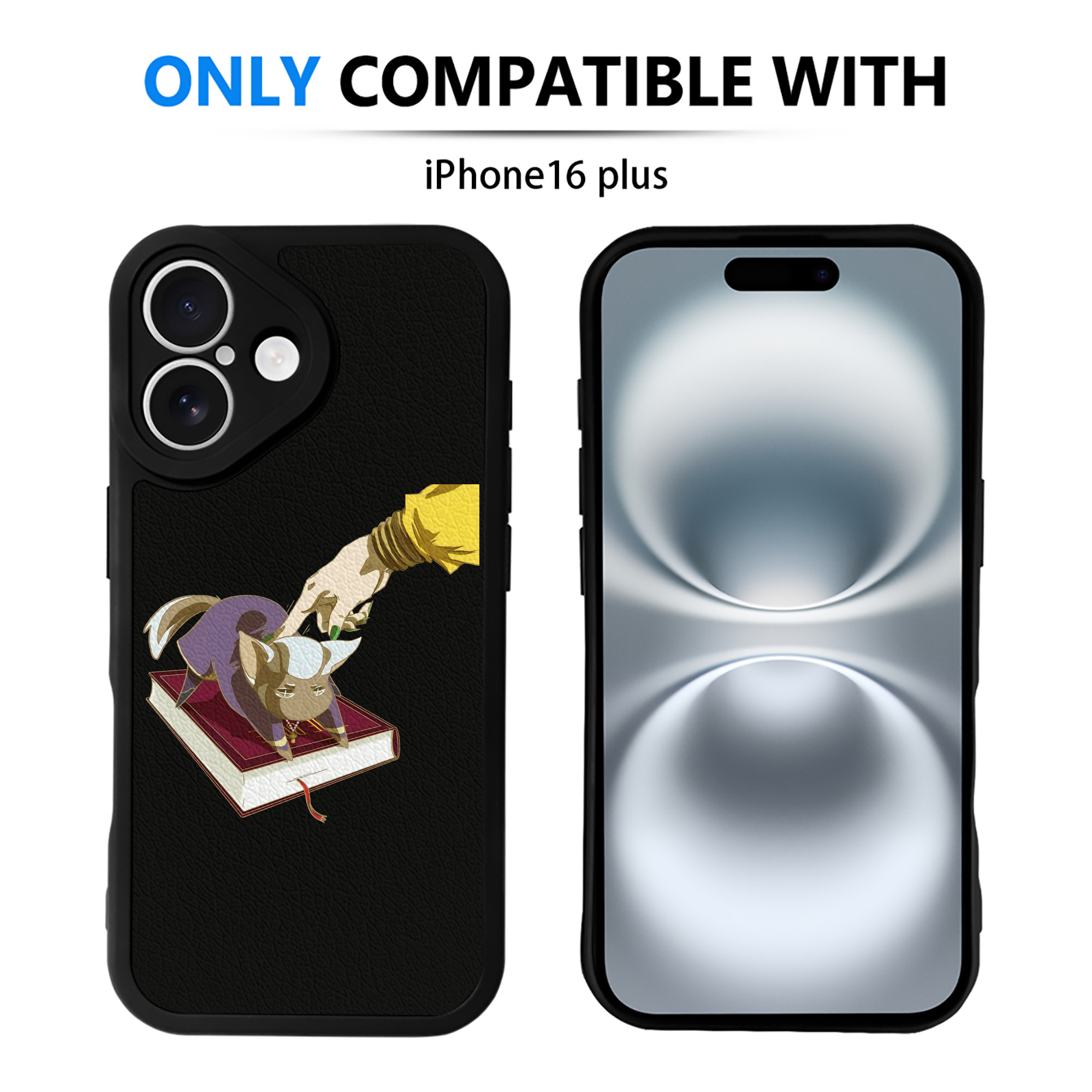 （画像用） ジョジョの奇妙な冒険 JoJo's Bizarre Adventure 【iPhone 16シリーズ対応】シリコンスマホケース（レザー調） 材質：シリコン